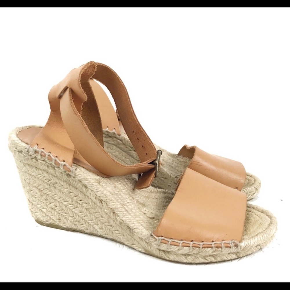 J. Crew espadrille wedge sandals
